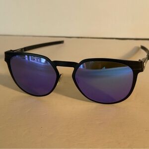 Oakley Black Sunglasses with Purple Lenses
